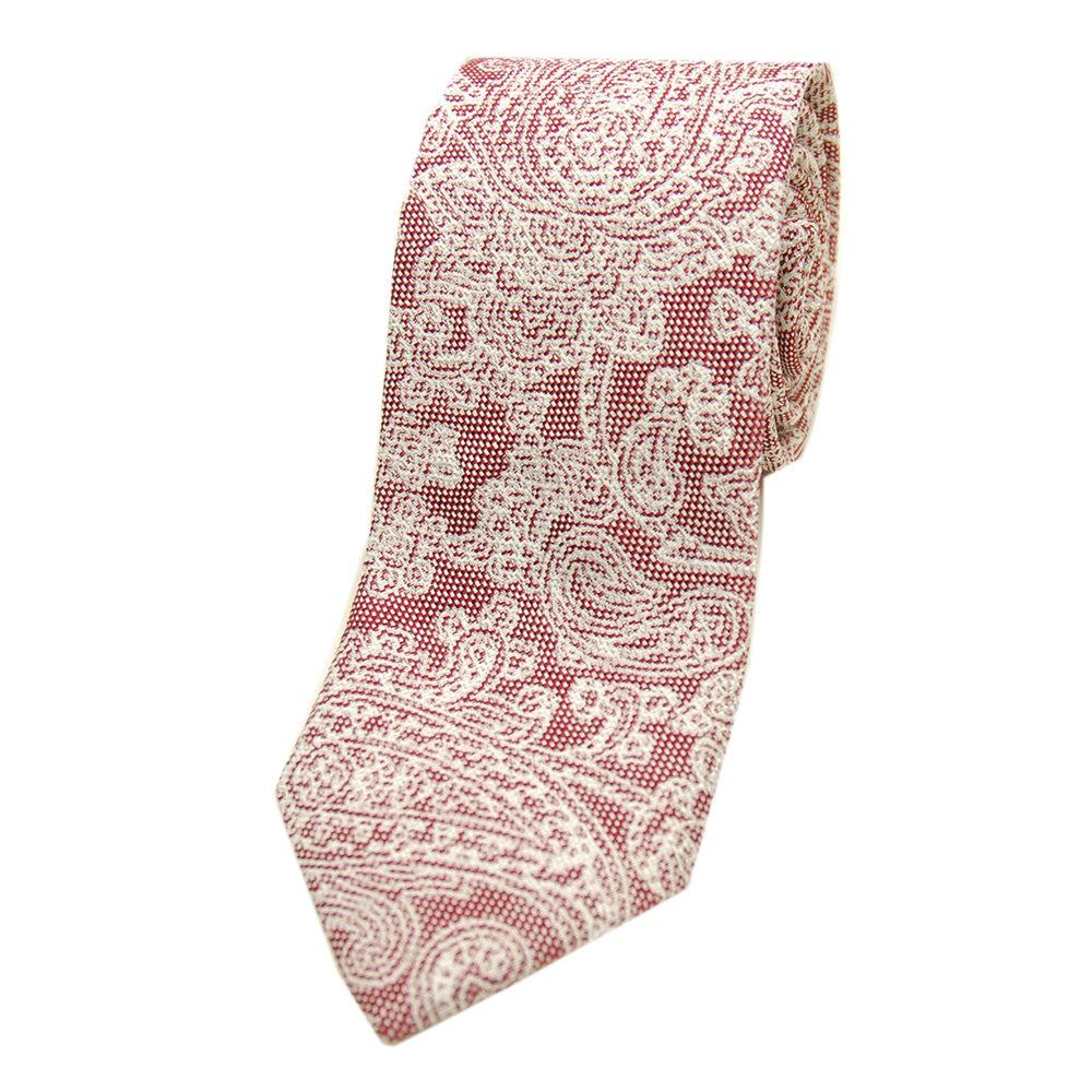 Rote Paisley-Seidenkrawatte⎪ Giorgio Redaelli