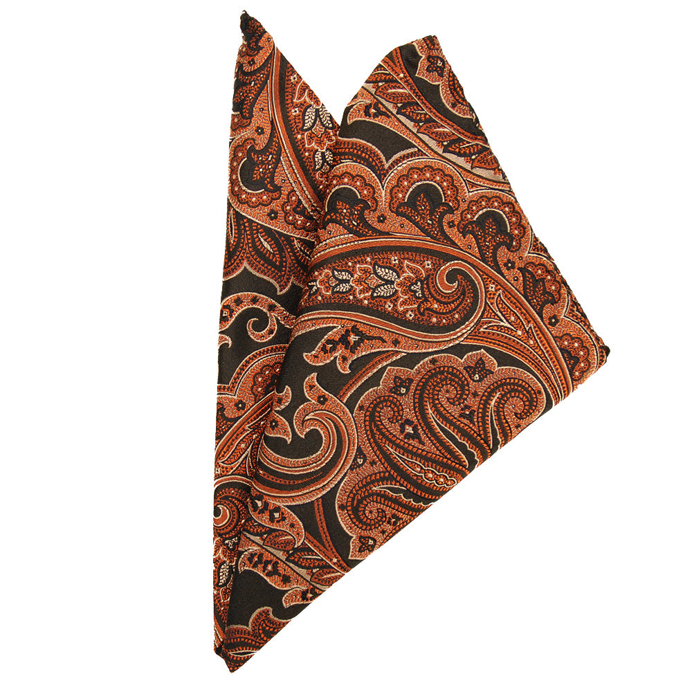 Silver floral pattern pocket square ⎪ Giorgio Redaelli