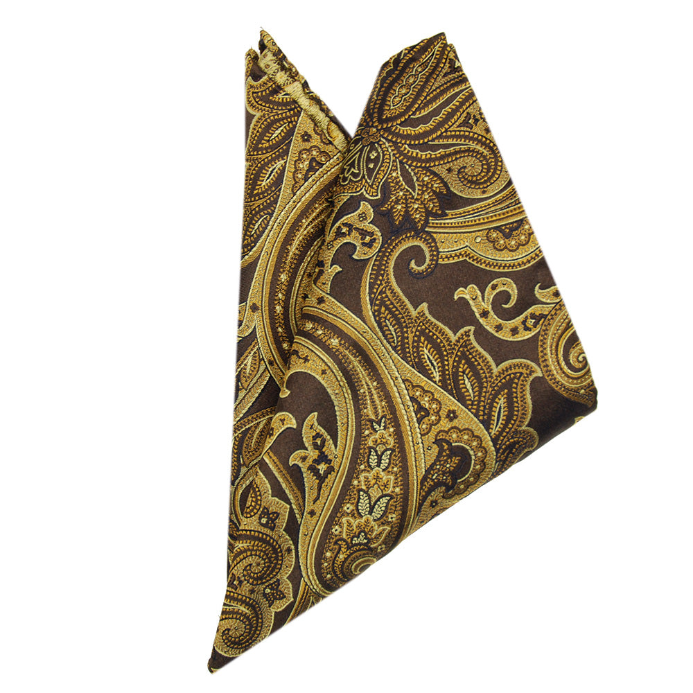 Silver floral pattern pocket square ⎪ Giorgio Redaelli