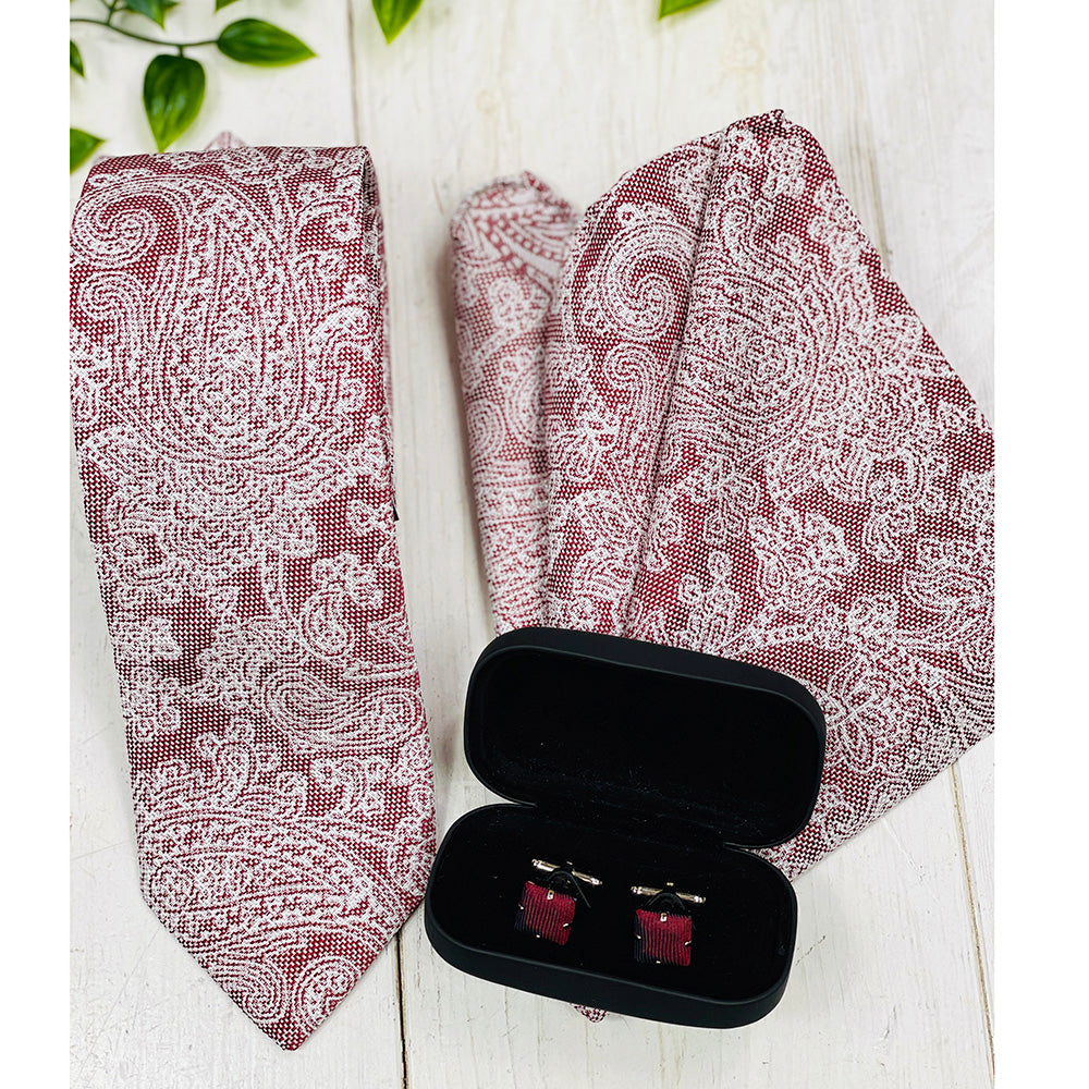 Rote Paisley-Seidenkrawatte⎪ Giorgio Redaelli