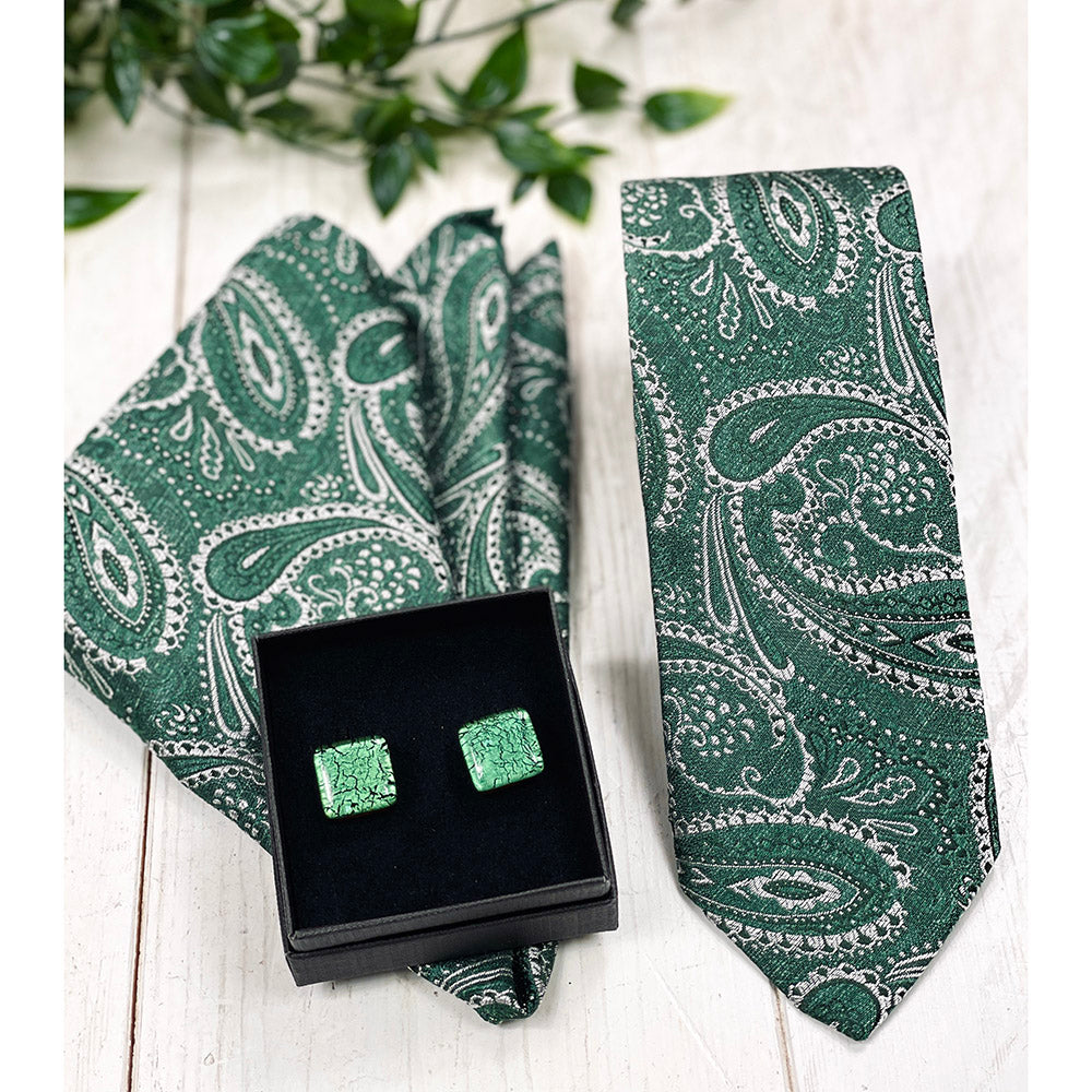 Vihreä paisley taskuliina⎪ Giorgio Redaelli