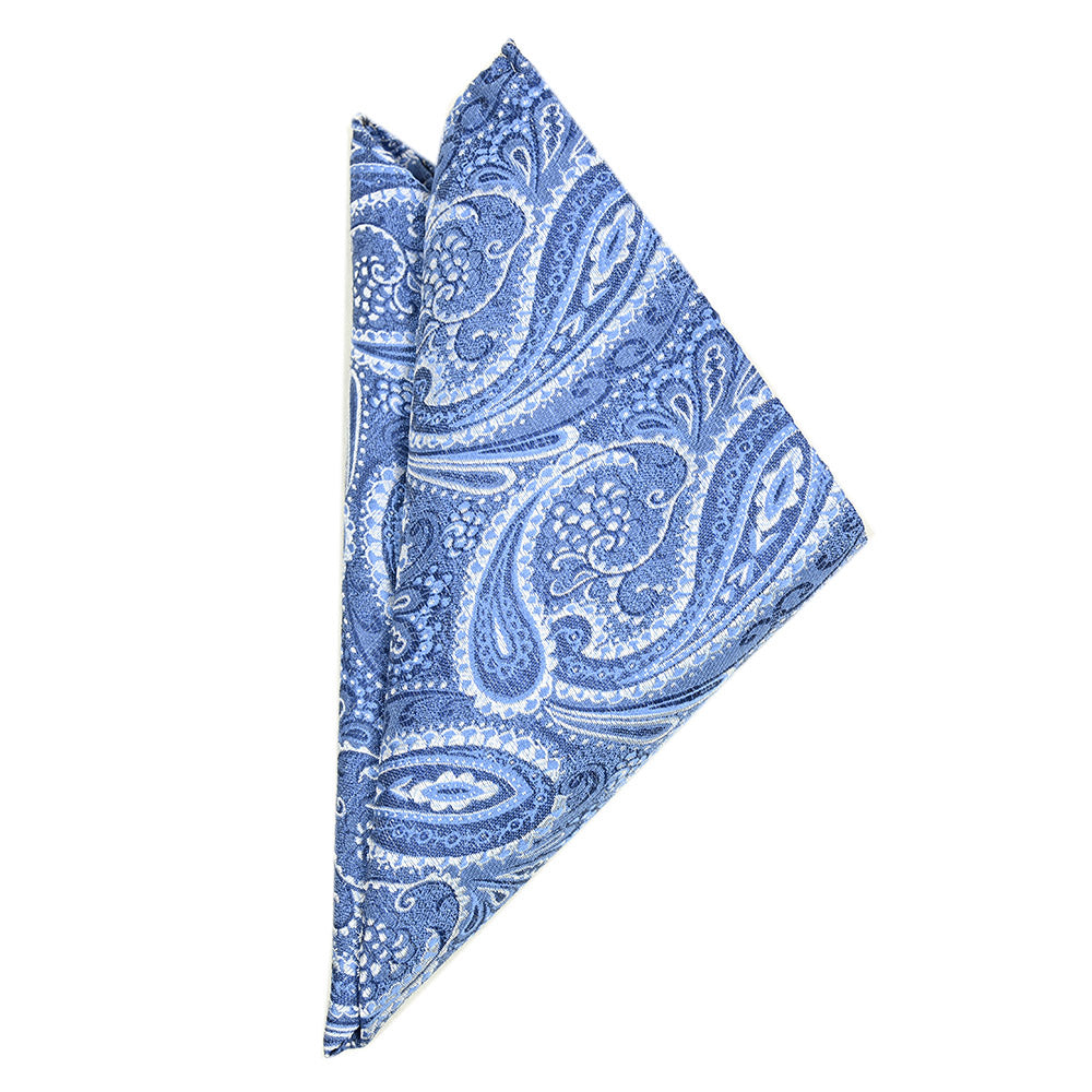 Multitone Blue Pocket Square | Giorgio Redaelli