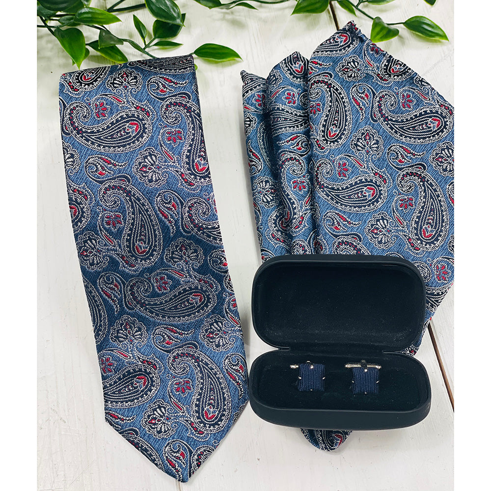 Sininen paisley taskuliina⎪ Giorgio Redaelli
