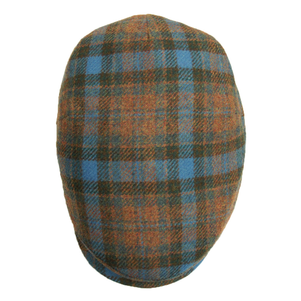 Ruskea / Sininen ruudullinen flat cap⎪ Hologramme