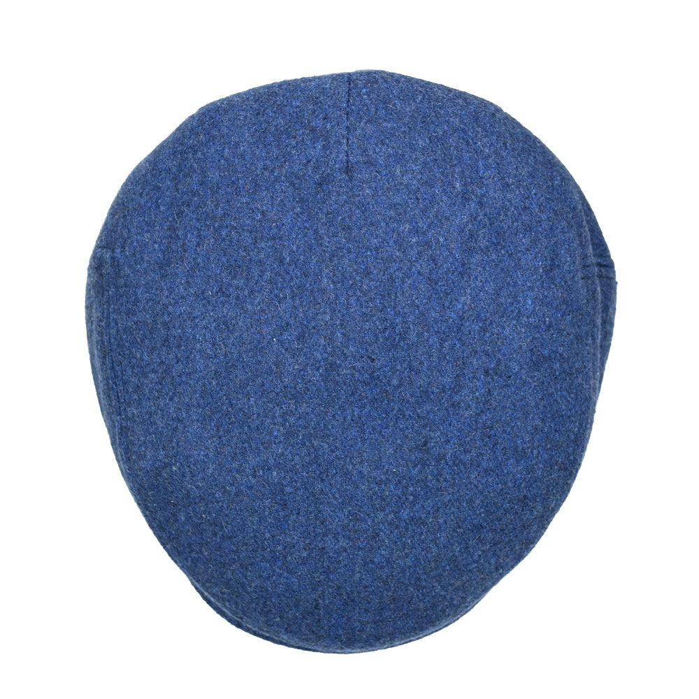 Blaue Flat Cap ⎪ Piemonte Wolle ⎪ Hologramme