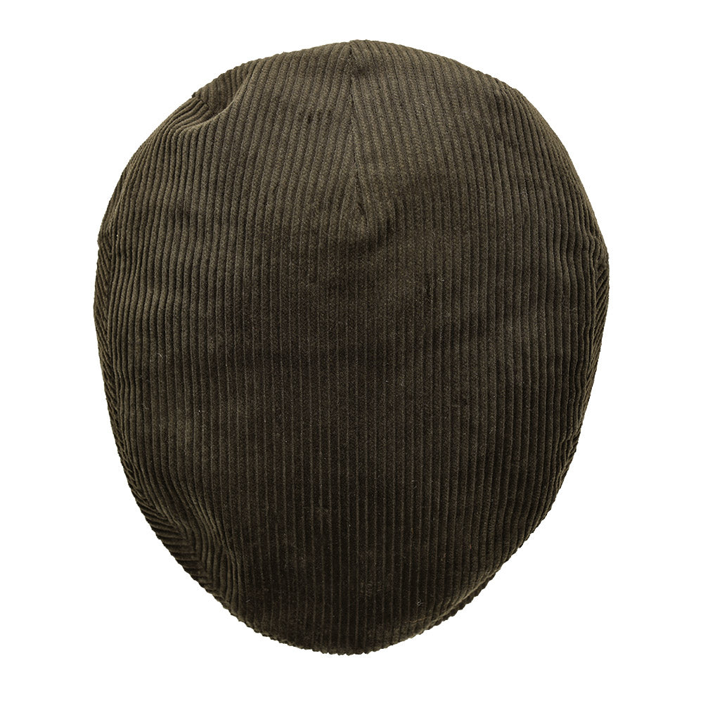 Dunkelbraune Samt-Flatcap ⎪ Piemonte ⎪ Hologramme