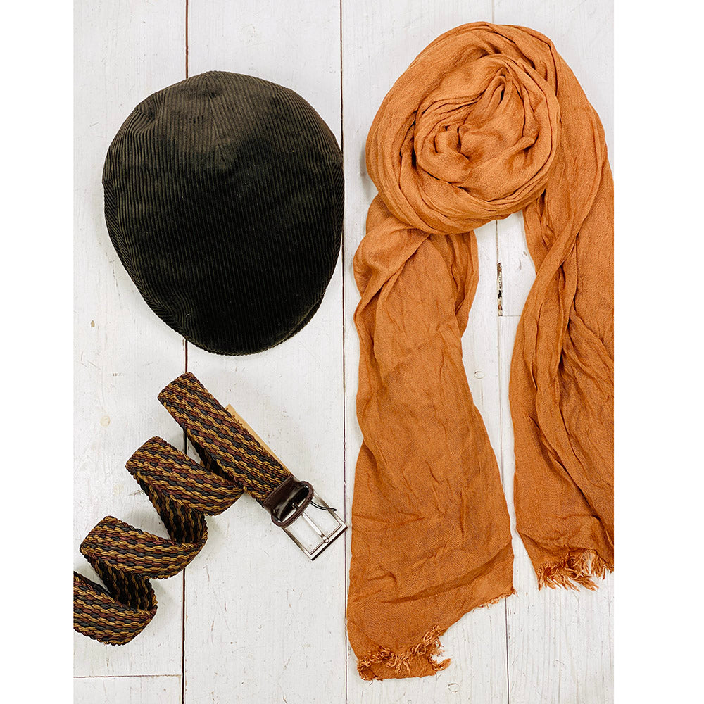 Tummanruskea sametti flat cap ⎪ Piemonte ⎪  Hologramme