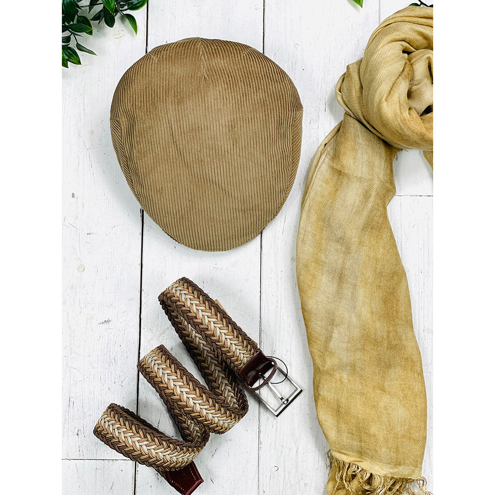 Vaaleanruskea sametti flat cap ⎪ Piemonte ⎪  Hologramme