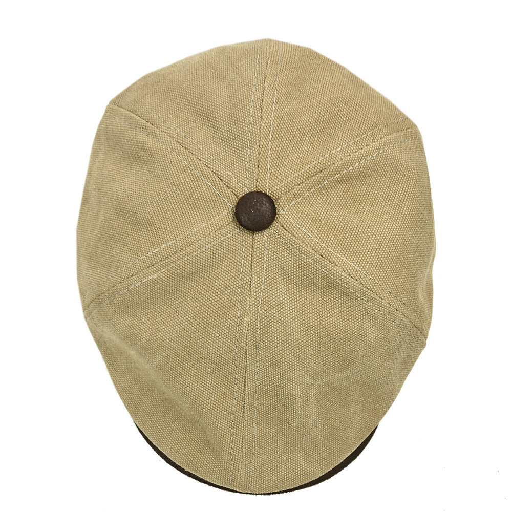 Hellbraune Flat Cap ⎪ Marcel ⎪ Hologramme