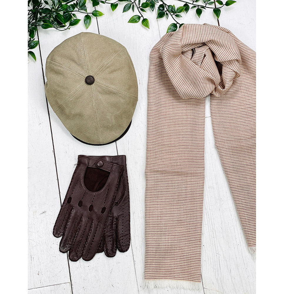 Vaaleanruskea flat cap ⎪ Marcel ⎪  Hologramme