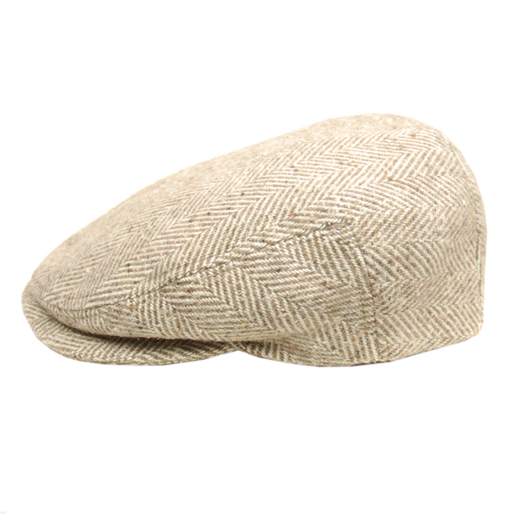 Beige kalanruoto flat cap⎪ Hologramme