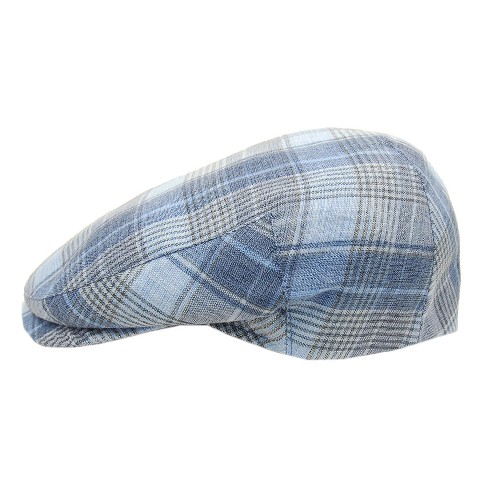 Sininen ruudullinen flat cap ⎪Piemonte ⎪  Hologramme