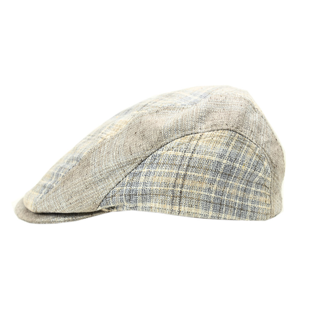 Beige ruudullinen flat cap ⎪ Damien ⎪  Hologramme