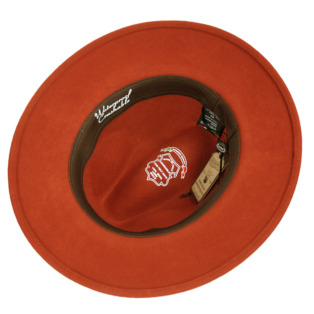 Terracotta fedora hattu⎪ Waterproof & Crushable  ⎪ Hologramme