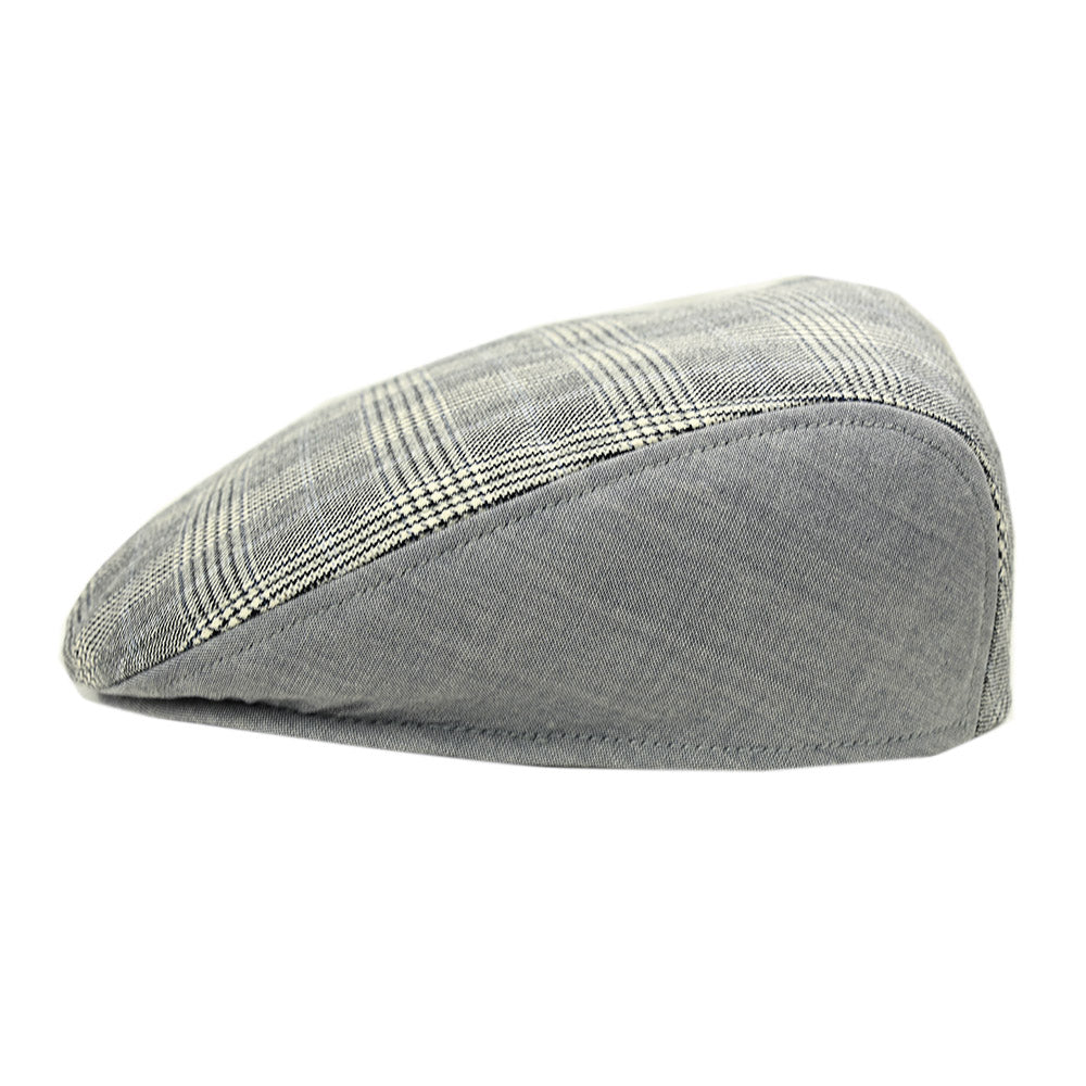 Harmaa ruudullinen flat cap ⎪ Antton ⎪  Hologramme