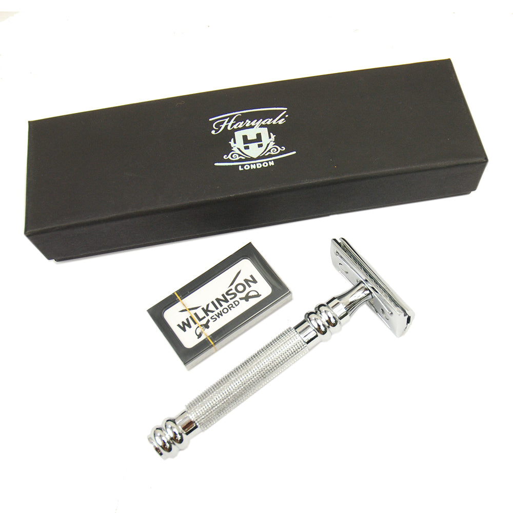 Safety Razor ⎪ Partahöylä teräsvarrella⎪  Haryali London