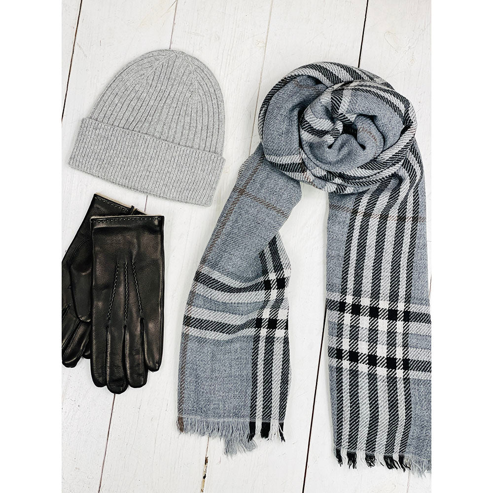 Gray scarf polka dot⎪Bojua