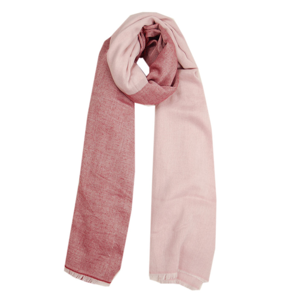 Indico Fashion. Scarf. Red. Made in Italy.