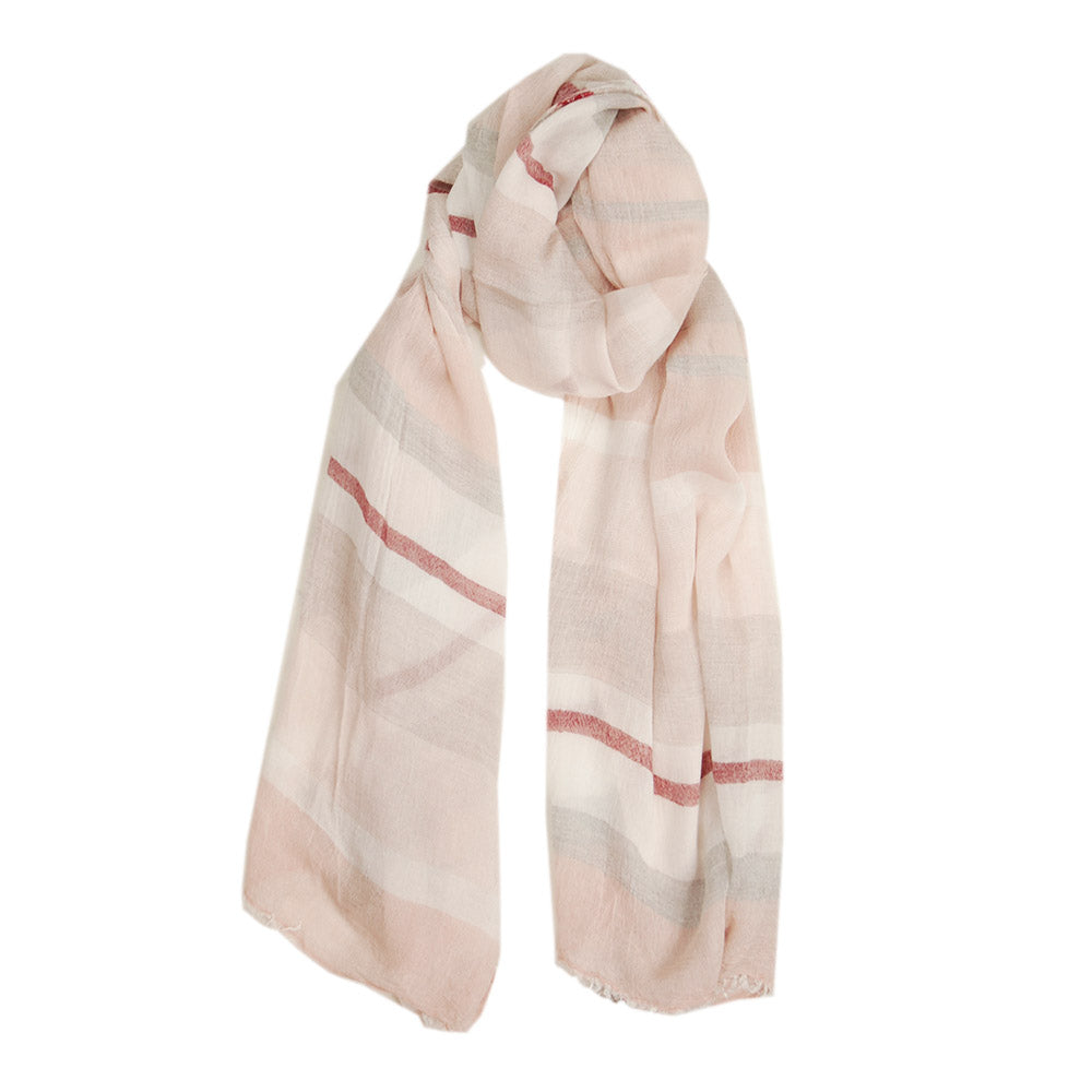 Indico Fashion. Scarf. Pink. Made in Italy.
