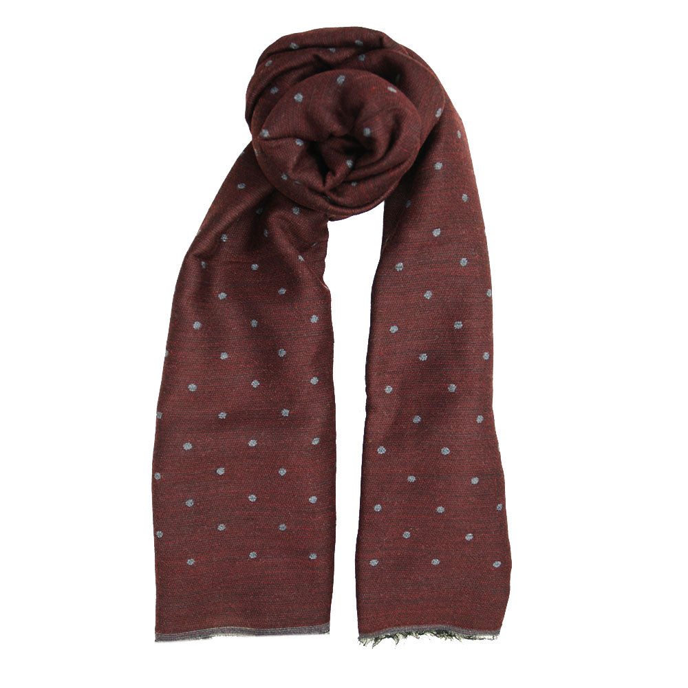 Burgundy / Light Blue scarf⎪ Bojua