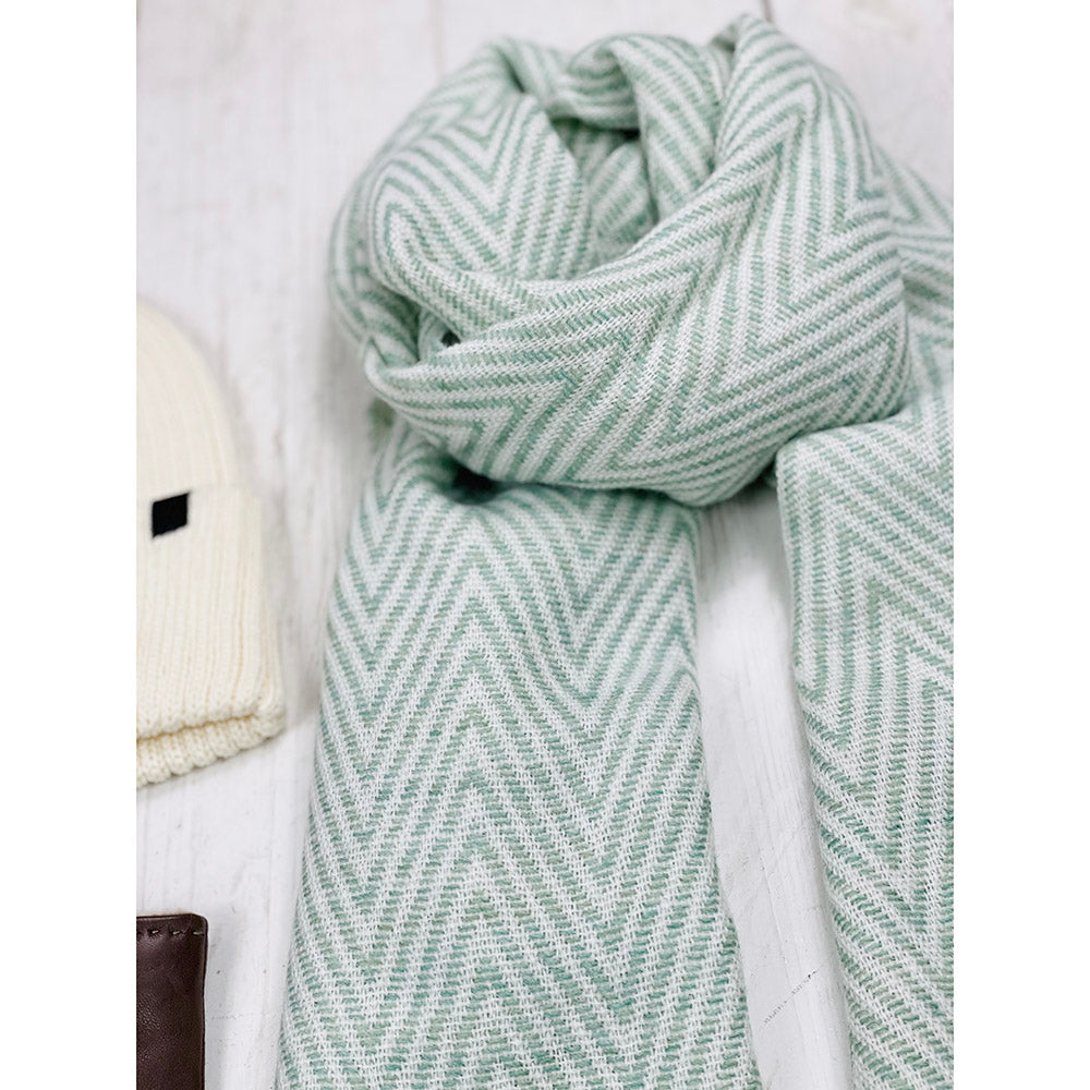 Vihreä kuviollinen kaulahuivi⎪Bojua