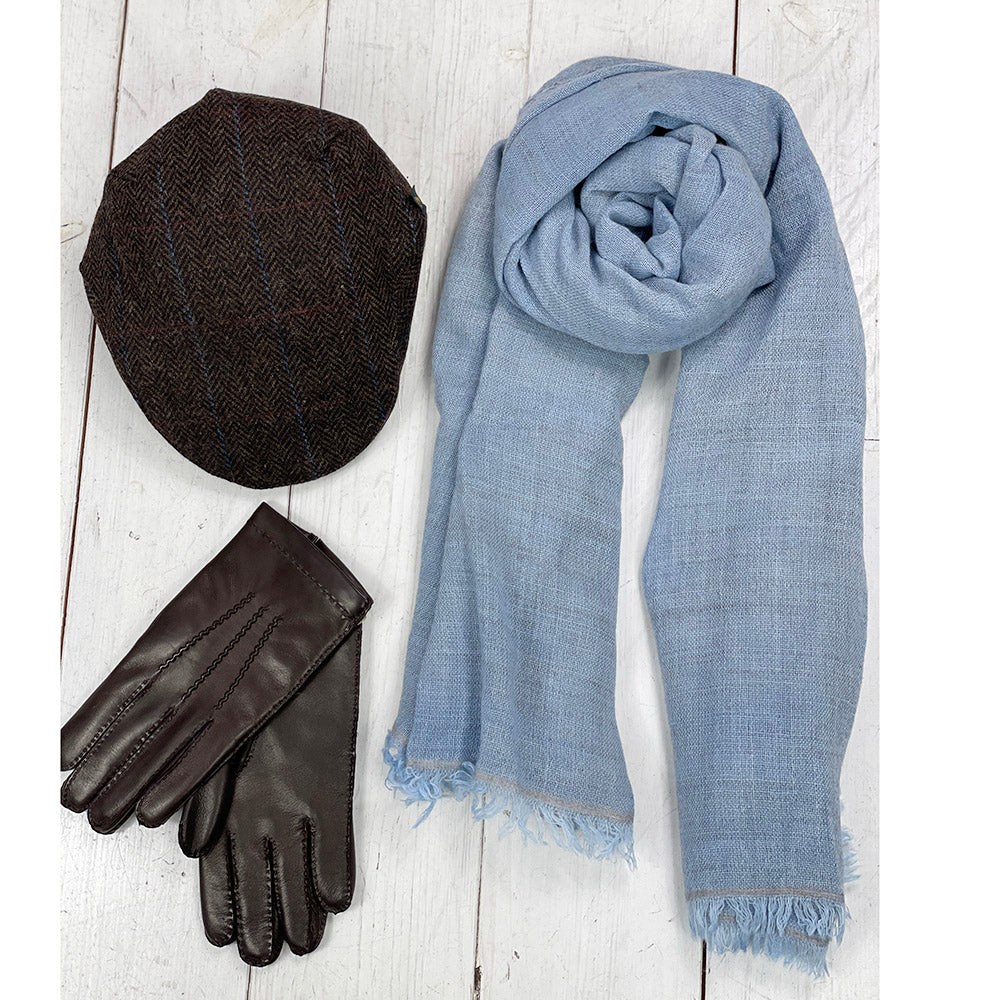 Vaaleansininen kaulahuivi⎪ Bojua