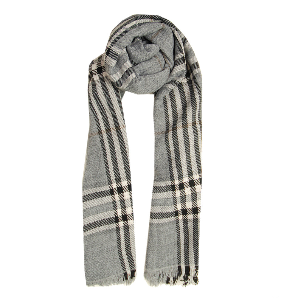 Gray scarf polka dot⎪Bojua