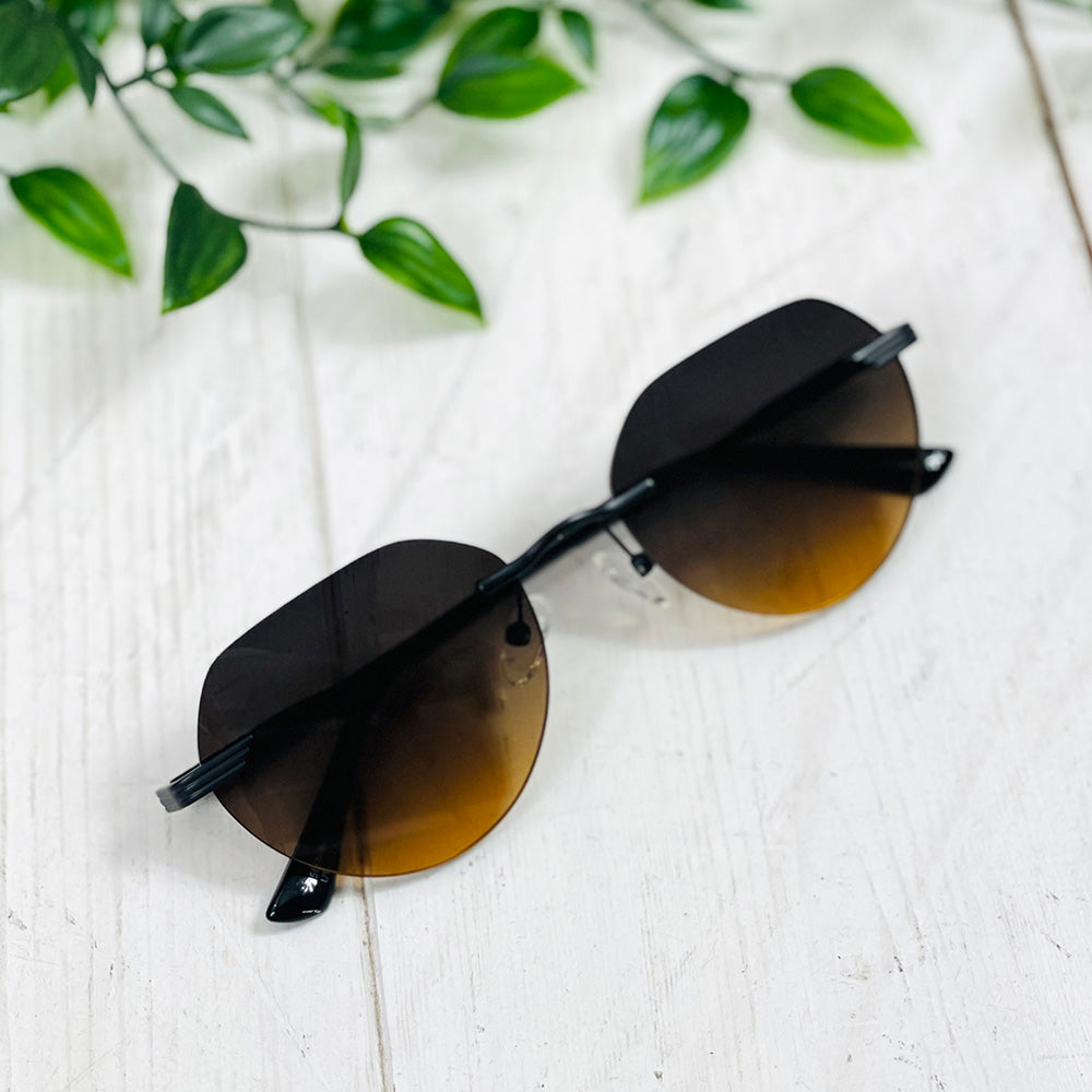 Schwarze Sonnenbrille mit Verlaufsgläsern⎪ Max ⎪ JohNocera