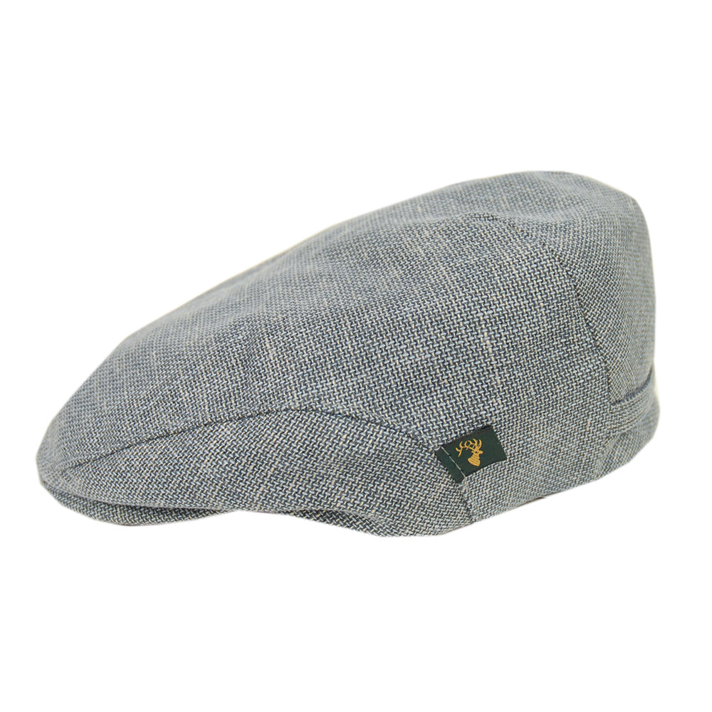 Grå linne flat cap⎪ Trinity 13⎪ Mucros Weavers