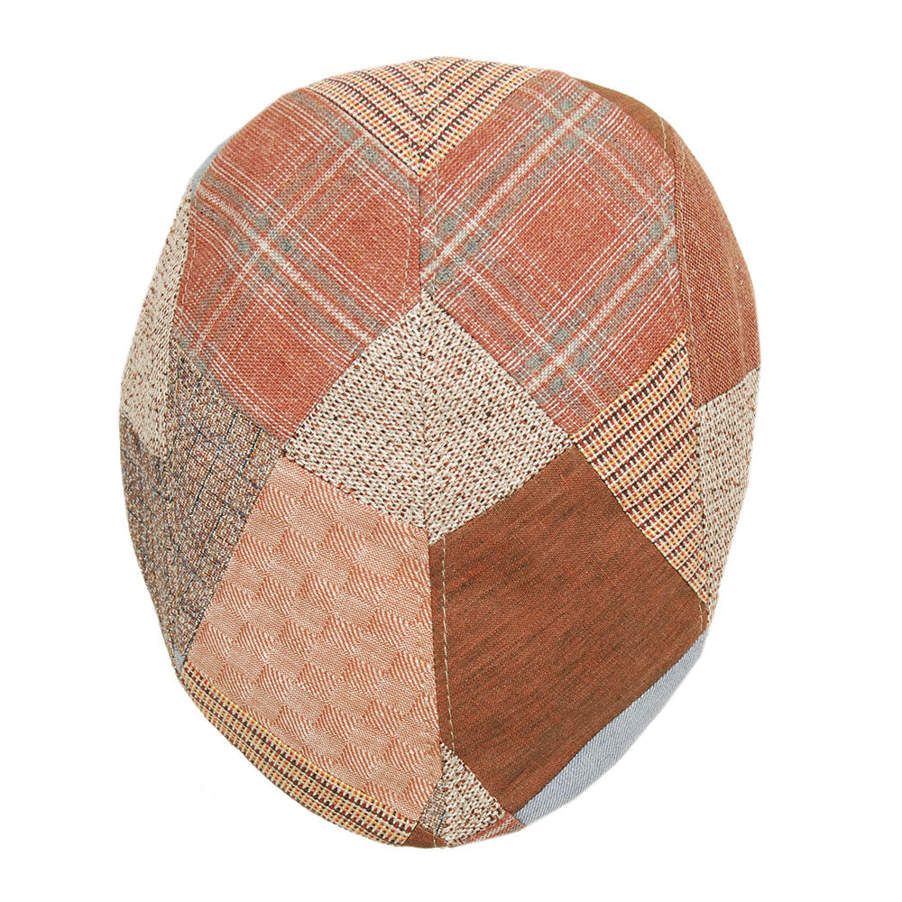 Light brown checkered flat cap⎪ Newsboy⎪ M By Flechet