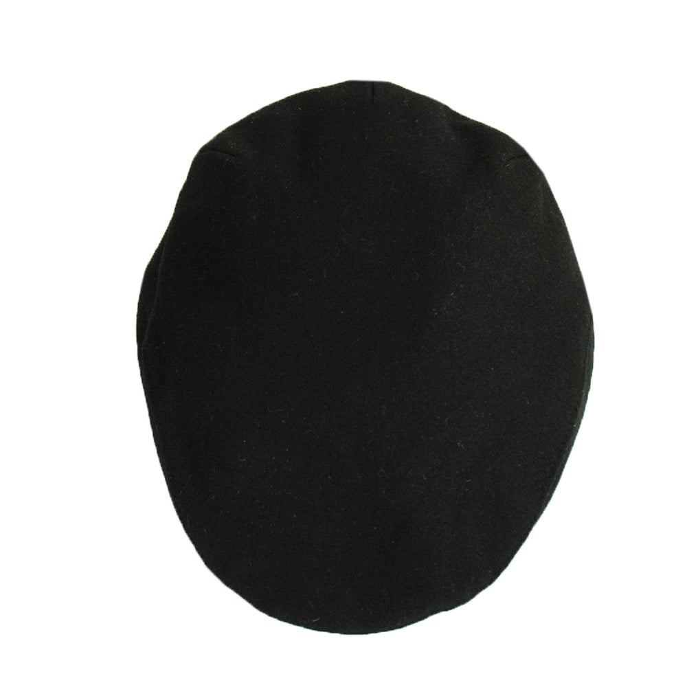 Musta flat cap ⎪ Trinity Black⎪ Mucros Weavers