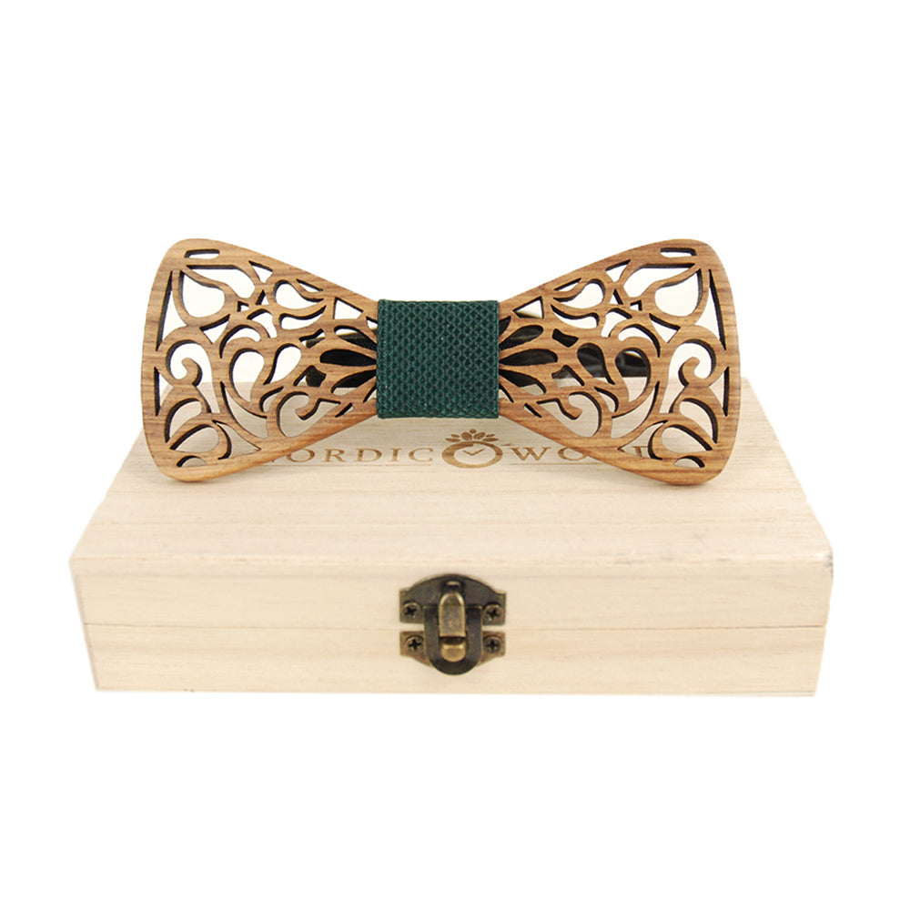 Wooden Bow Tie⎪ Kauri Green⎪ Nordic Wood