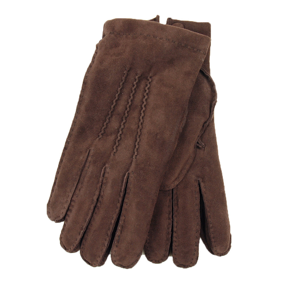 Dunkelbraune Wildlederhandschuhe ⎪ Suede ⎪ Omega Gloves