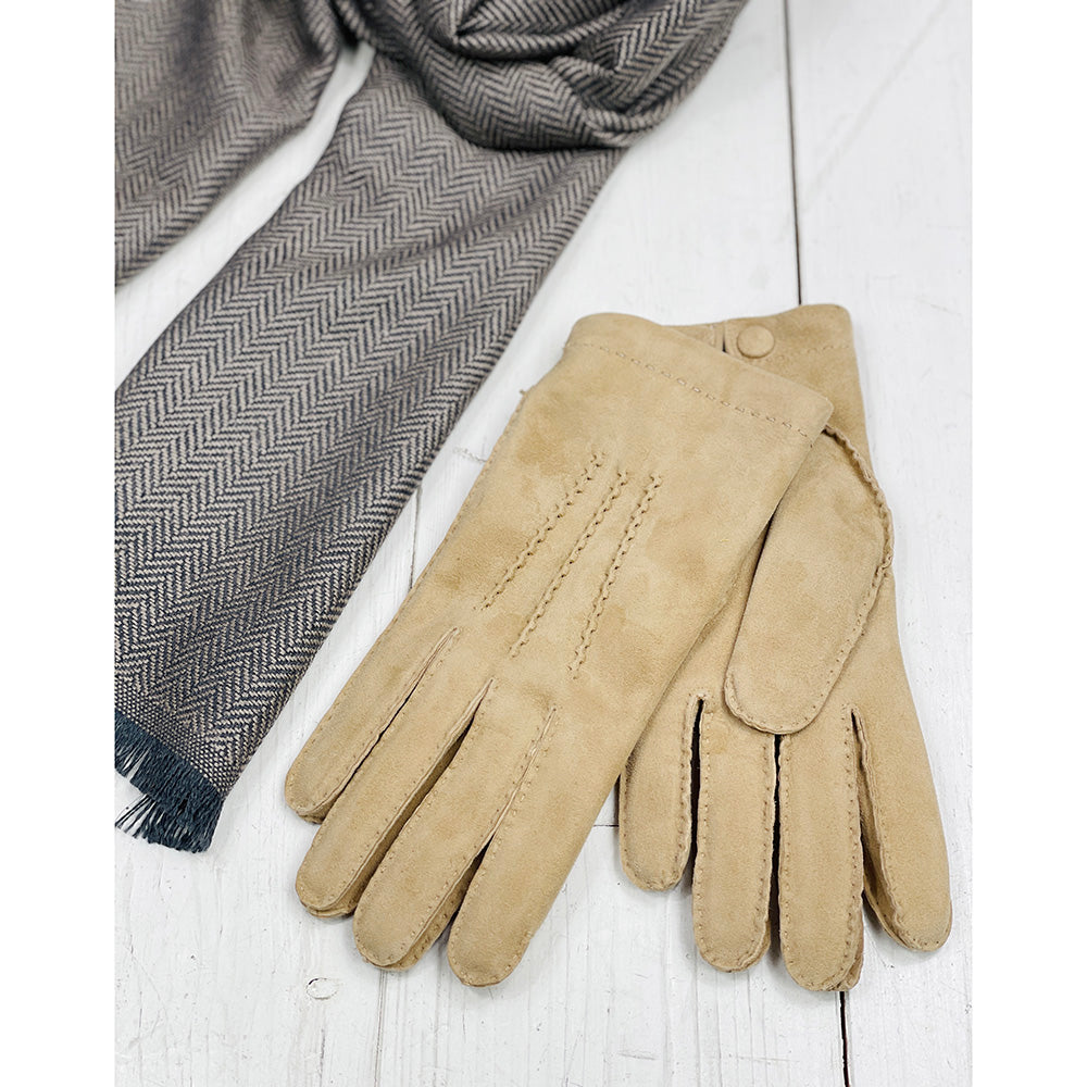 Hellbraune Wildlederhandschuhe ⎪ Suede ⎪ Omega Gloves