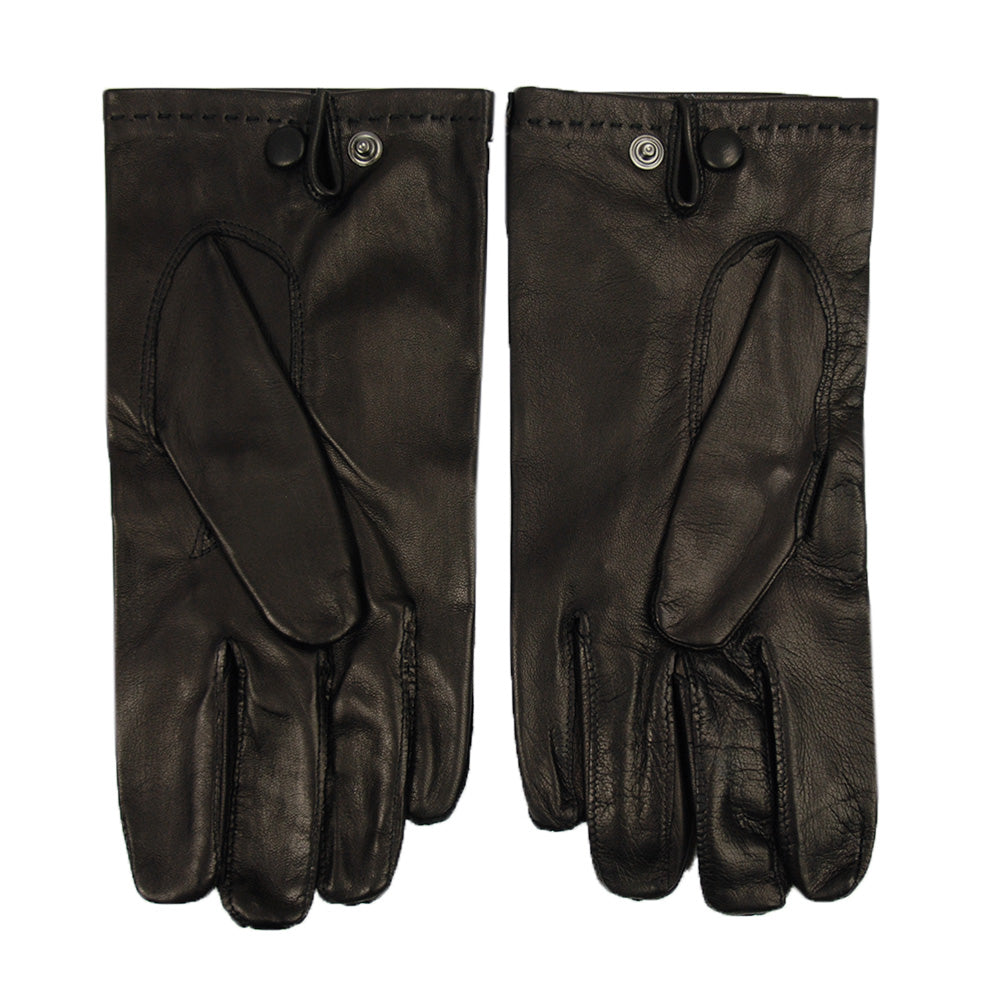 Schwarze ungefütterte Lammlederhandschuhe ⎪ Omega Gloves