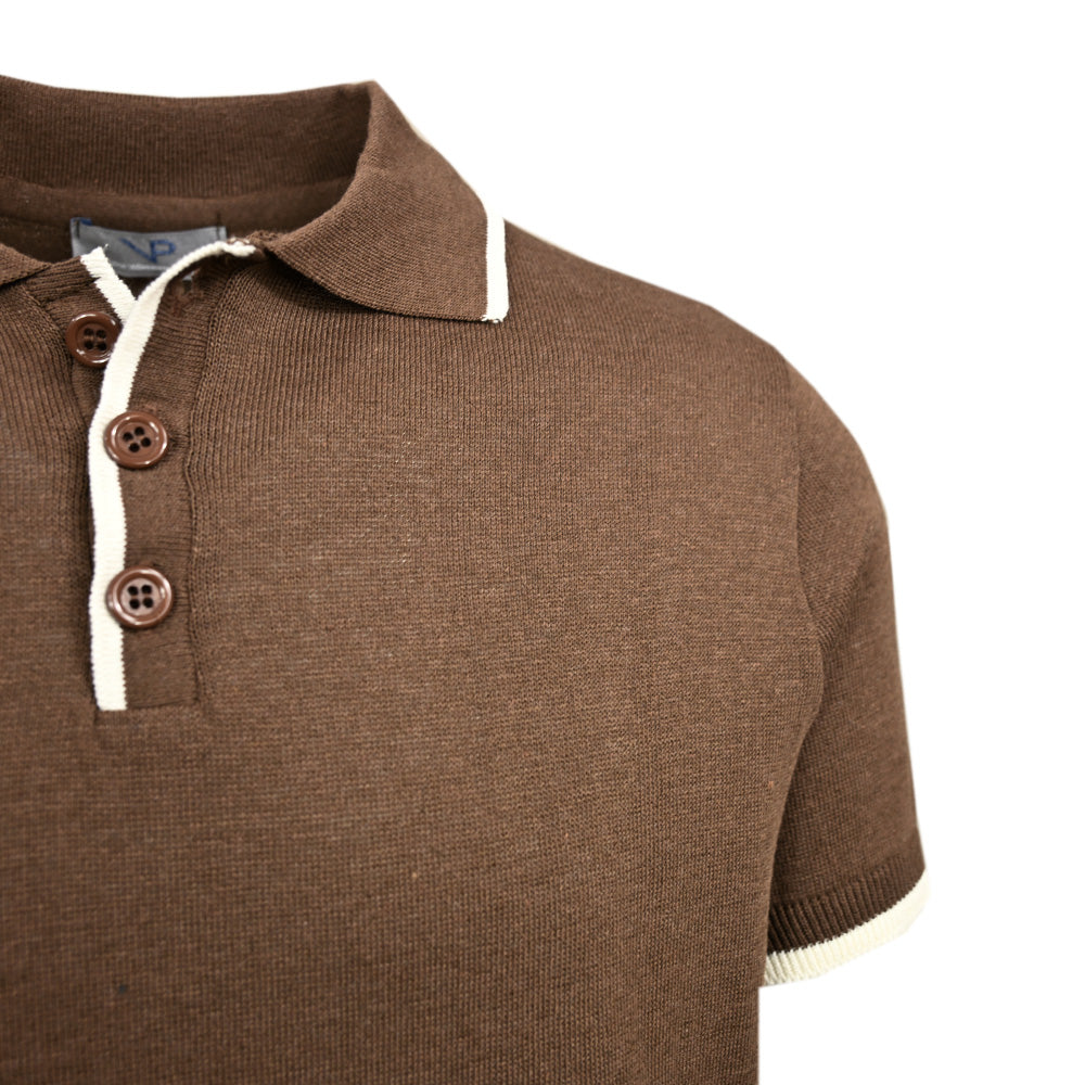 Braunes Poloshirt ⎪ Furiani ⎪ Piero Gianchi