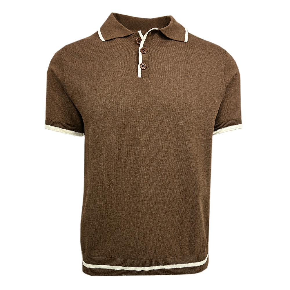 Braunes Poloshirt ⎪ Furiani ⎪ Piero Gianchi