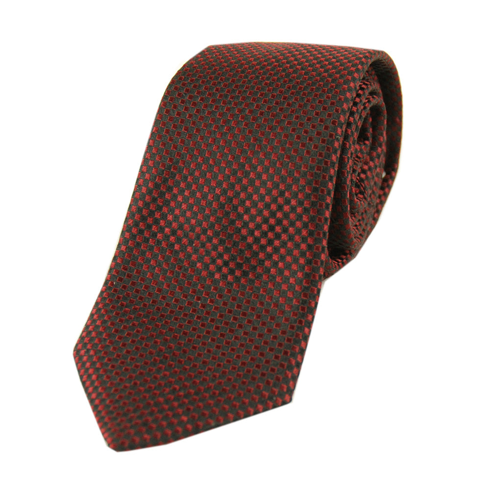 Tummanpunainen solmio ⎪ Lesina ⎪ Piero Gianchi Collection
