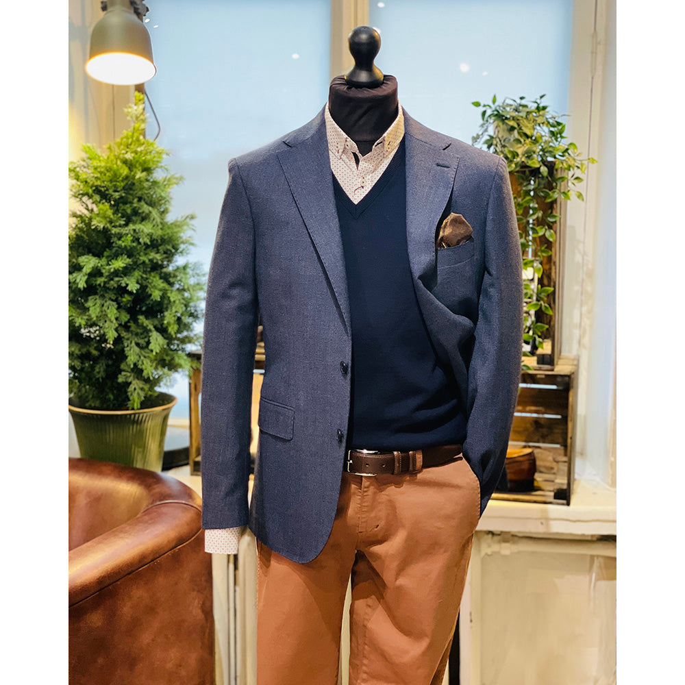 Blauer karierter Blazer ⎪ Sorrento ⎪Posillipo 1930
