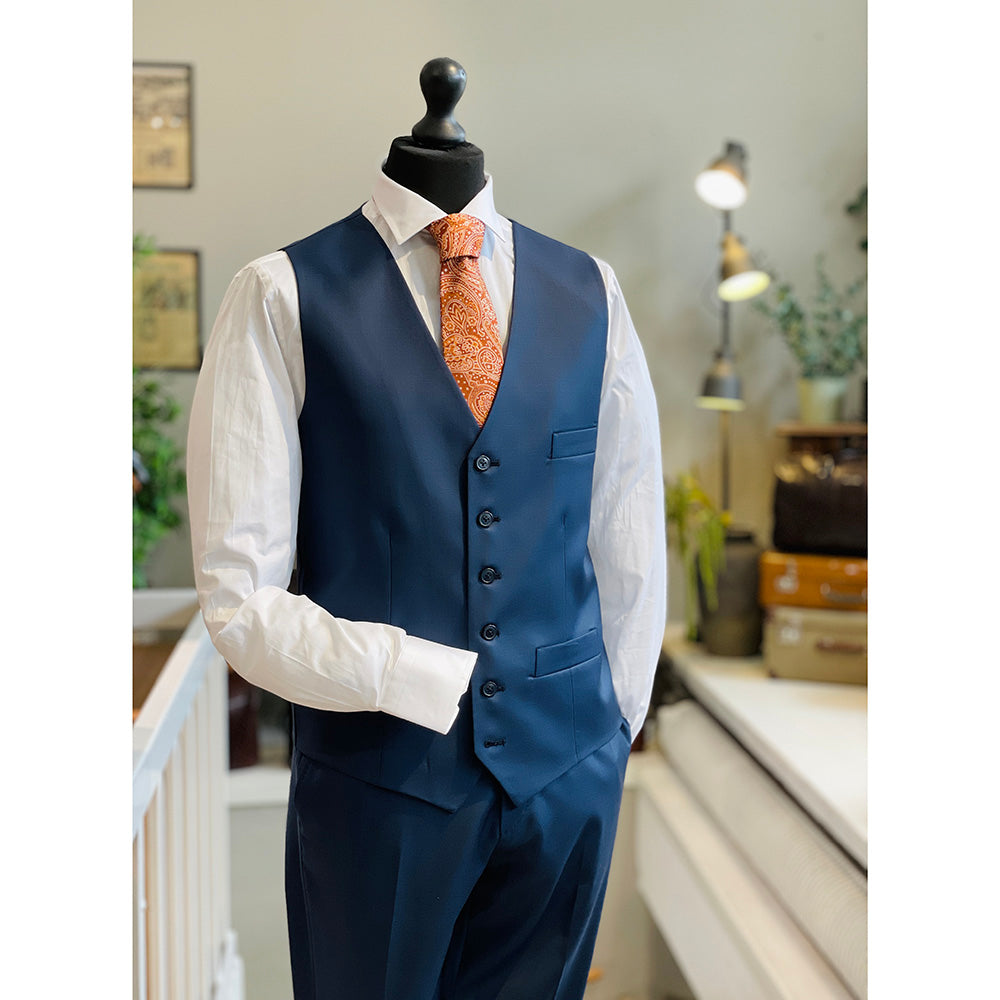 Blaues Anzugweste ⎪ Super 110`s ⎪ Posillipo 1930