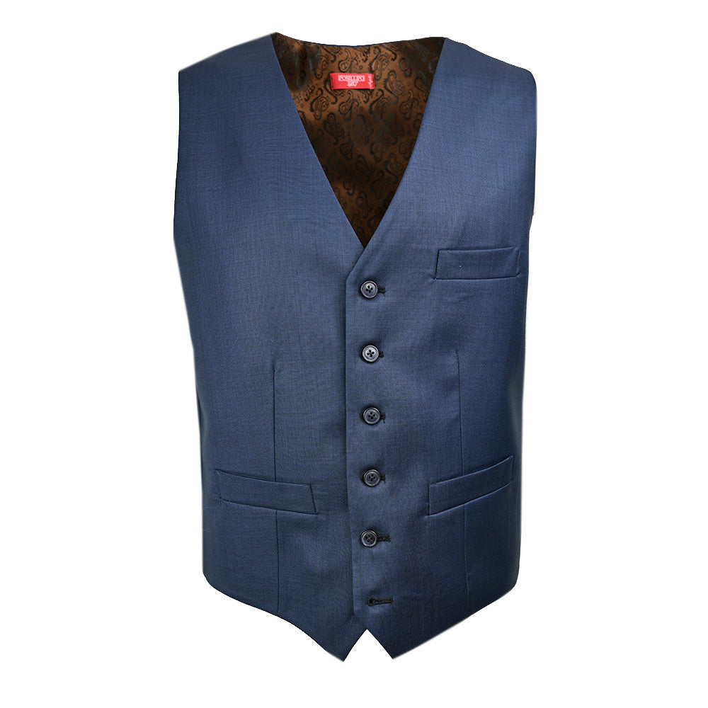 Blaues Anzugweste ⎪ Super 110`s ⎪ Posillipo 1930