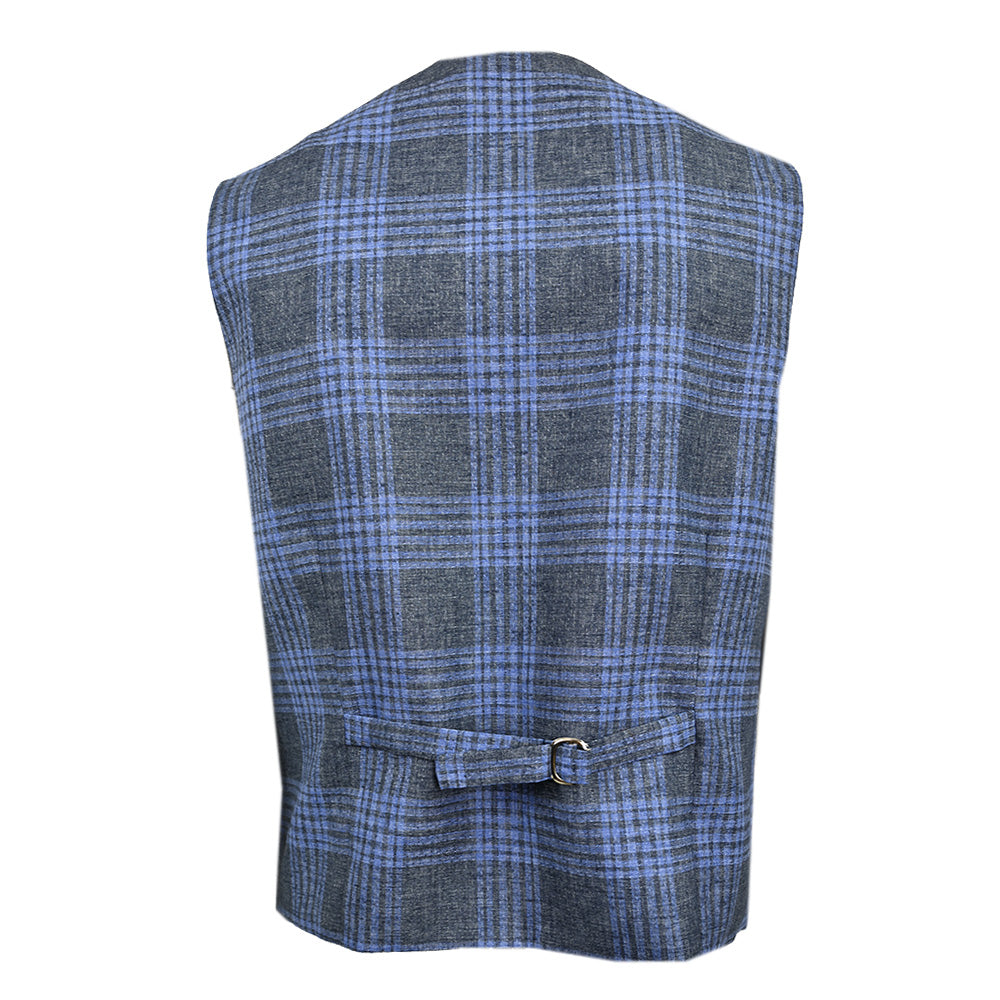 Sininen ruudullinen liivi⎪ Posillipo 1930