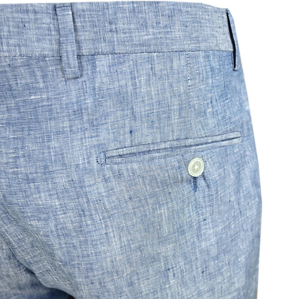 Blue Linen Shorts | Posillipo