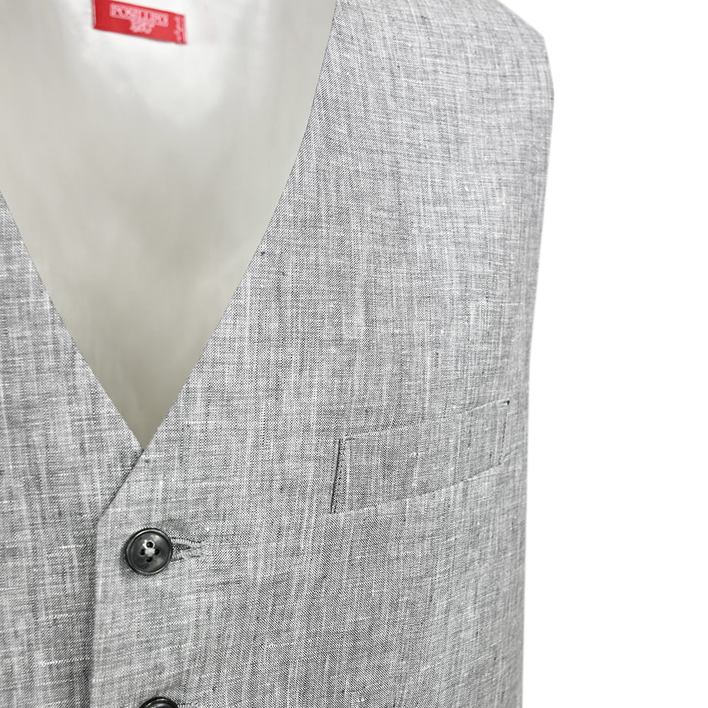 Harmaa pellavaliivi⎪ Posillipo 1930