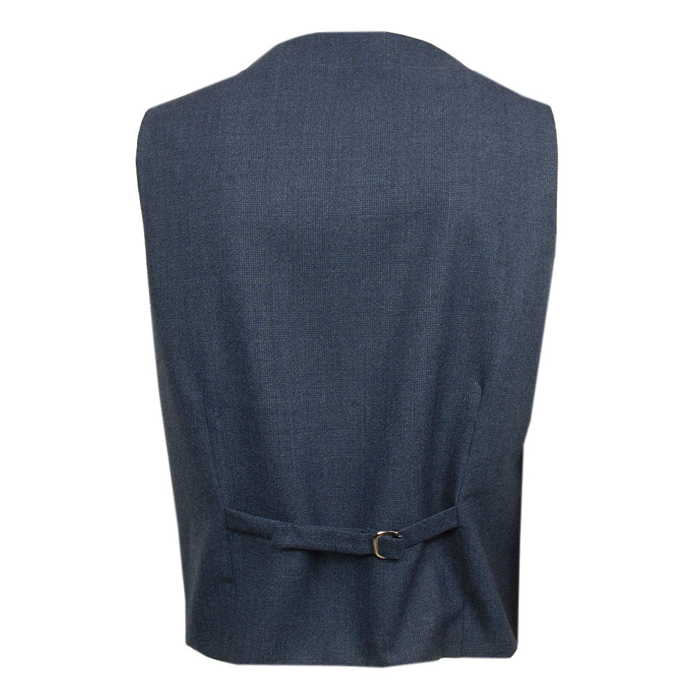 Blue checked vest⎪ Sorrento ⎪ Posillipo 1930