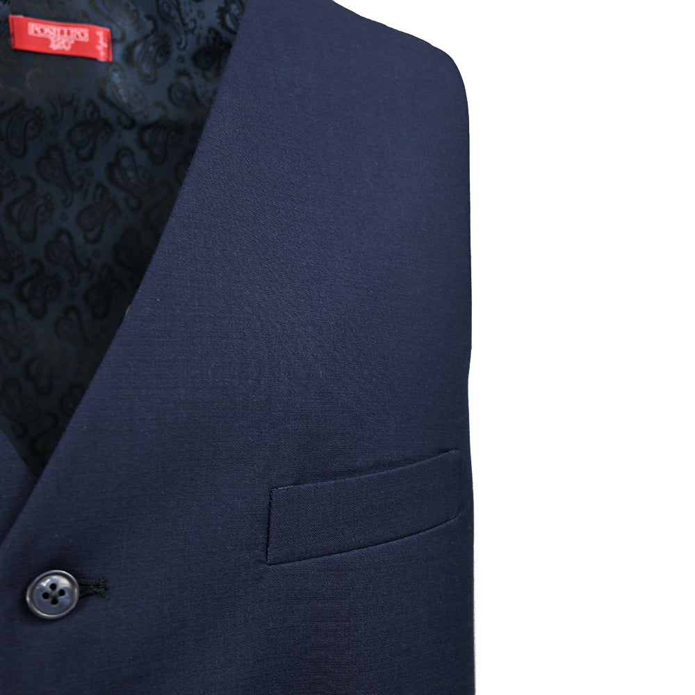 Blaue Anzugweste ⎪ Bosa Stretch ⎪ Posillipo 1930