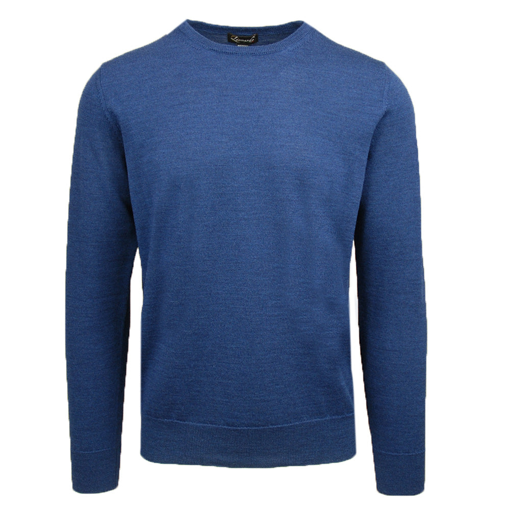 Blue merino wool sweater⎪ Luca ⎪ Leonardo