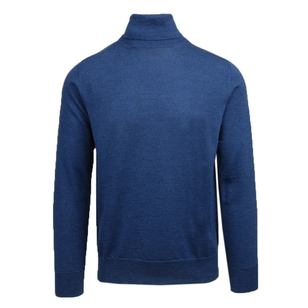 Blauer Merinowoll-Rollkragenpullover⎪ Orlando ⎪ Leonardo