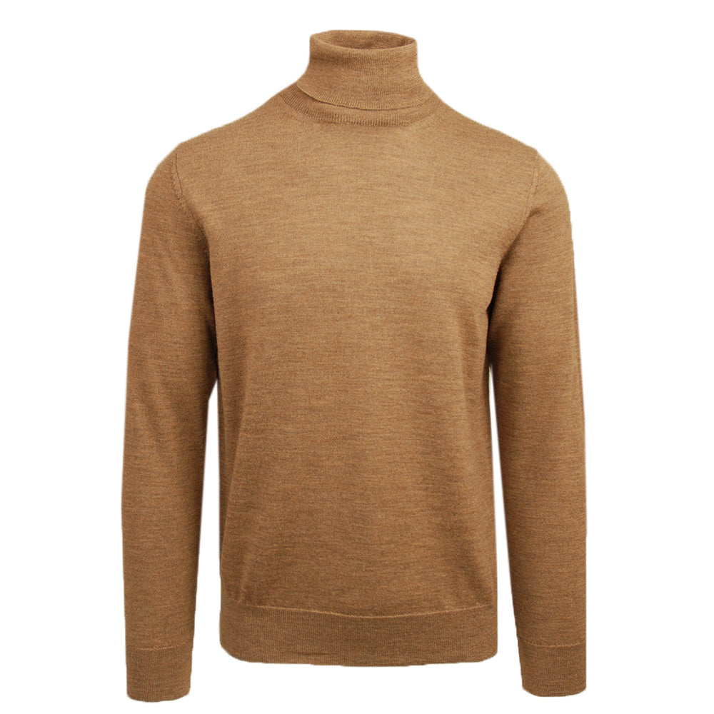 Brown merino wool turtleneck sweater⎪ Orlando ⎪ Leonardo