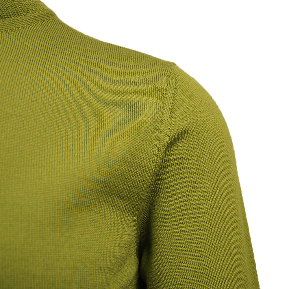 Green merino wool turtleneck sweater⎪ Orlando ⎪ Leonardo